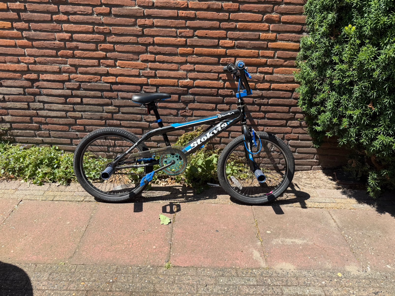Stokvis BMX Dumas, Fietsen en Brommers, Ophalen, Staal, Velgrem, Stuur 360° draaibaar