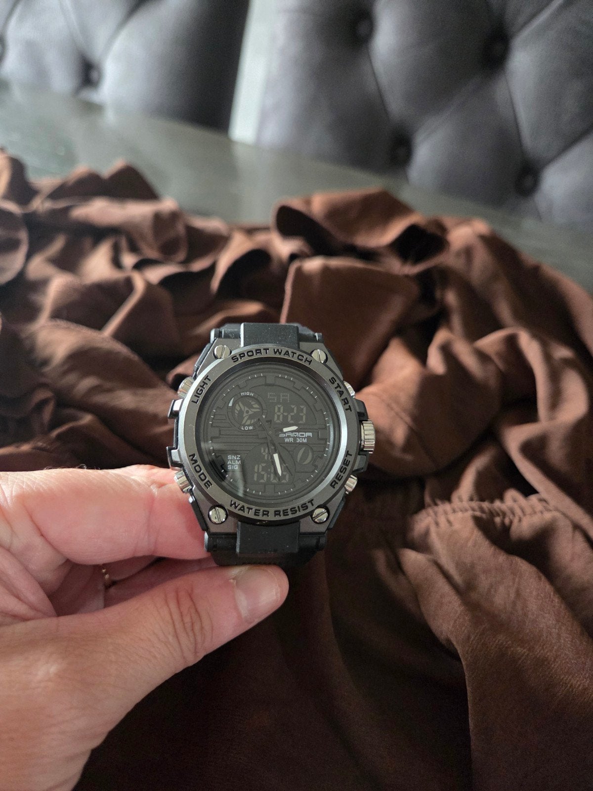 Herenhorloge, Snelheid, Zwart, Ophalen of Verzenden, Zo goed als nieuw