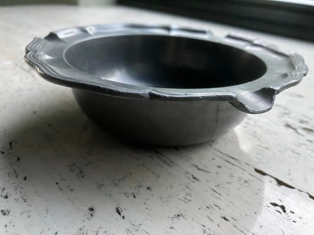 Vintage tinnen asbak - jaren 60, Antiek en Kunst, Ophalen of Verzenden
