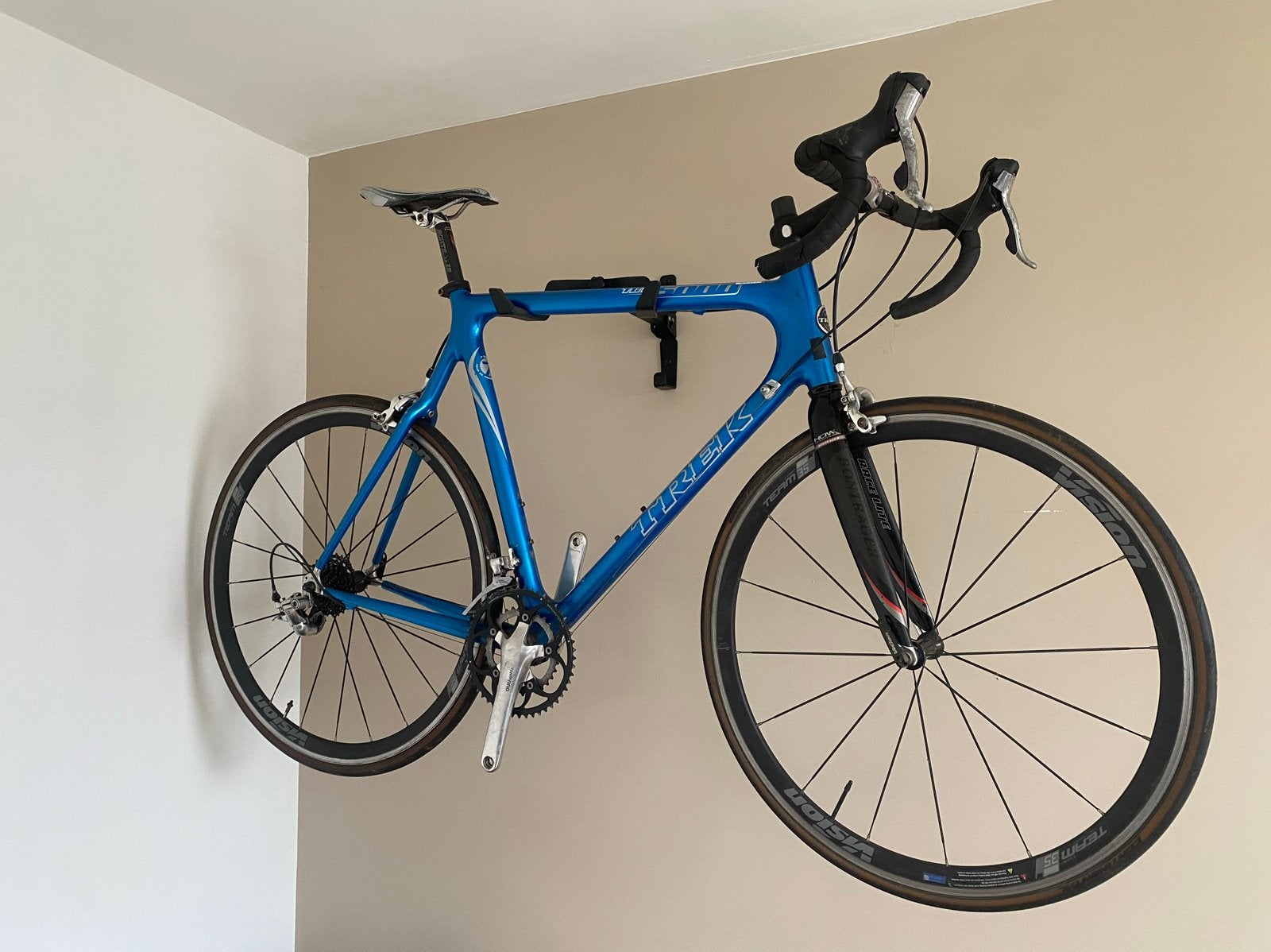 Carbon Trek Racefiets met scheur in frame - voor onderdelen, Fietsen en Brommers, 28 inch, Gebruikt, Carbon, Velgrem