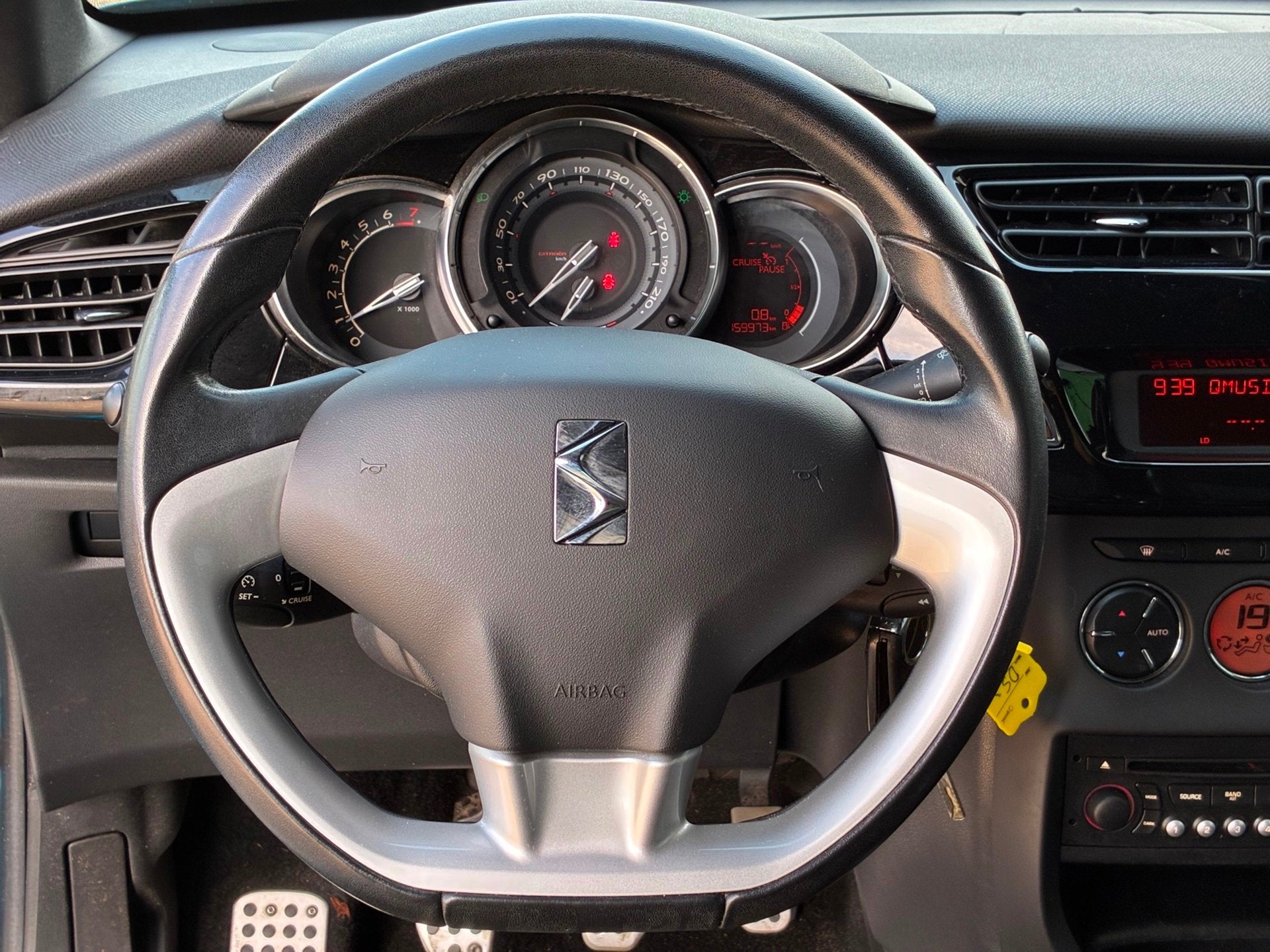 Citroen DS3 1.4 Chic|1e Eigenaar|CruiseControl|Climatronic|L, Voorwielaandrijving, Euro 5, Parkeersensor, Blauw