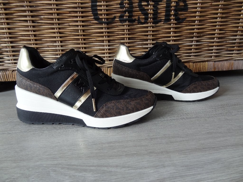 Michael Kors Sneakers Mabel Maat 38,5 >Snelle Verzending!<, Michael Kors, Zwart, Ophalen of Verzenden, Sneakers of Gympen