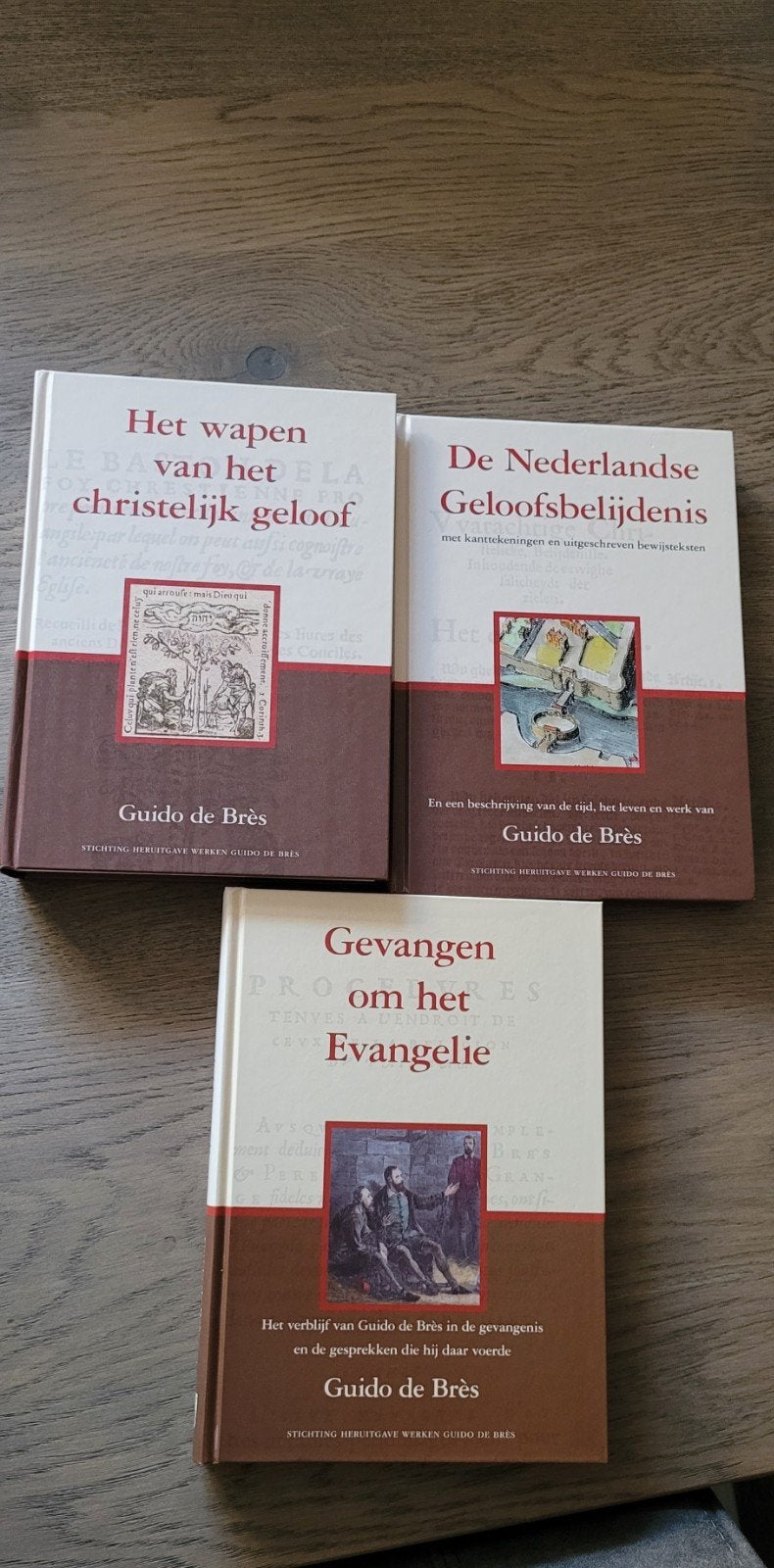 Guido de Brès - 3 werken, Ophalen of Verzenden, Gelezen