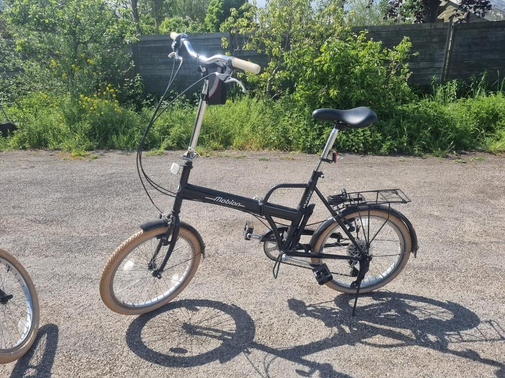 2 Rossler vouwfietsen - Goed onderhouden, incl. accessoires, Ophalen, Gebruikt