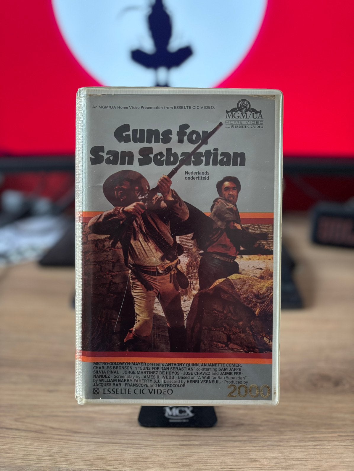 Video2000 / VCC - Guns for San Sebastian (1967), Alle leeftijden, Ophalen of Verzenden, Gebruikt, Actie en Avontuur