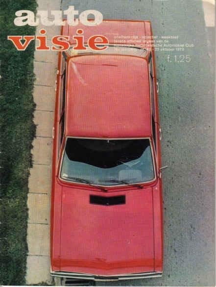 Autovisie 43 1970 : Autobianchi A112, Ophalen of Verzenden, Gelezen, Algemeen
