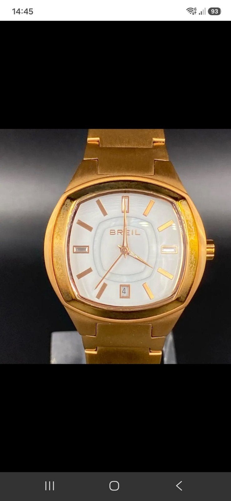Breil Aida Dameshorloge TW 1417 Goud-Rose Zo goed als nieuw, Ophalen, Staal, Staal, Polshorloge