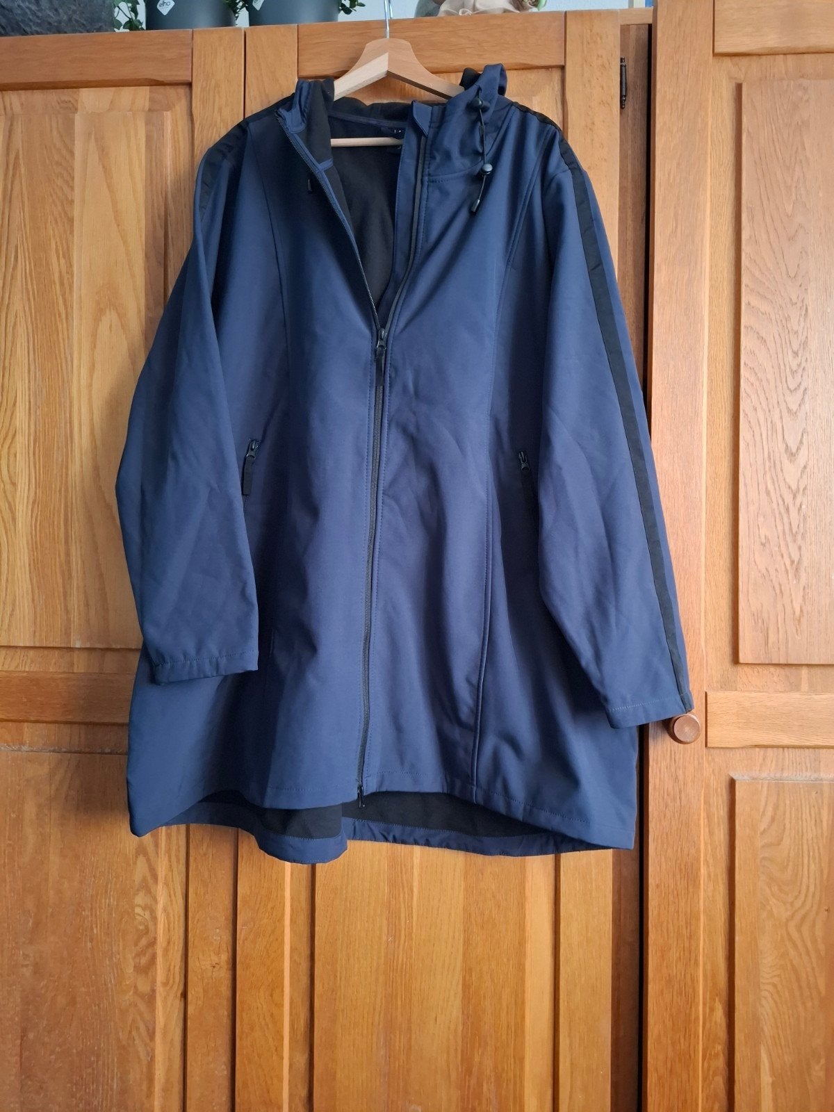 Blauwe soft sell jas maat 54/56 nieuw, Kleding | Dames, Grote Maten, Ophalen of Verzenden, Nieuw, Blauw, Jas of Mantel