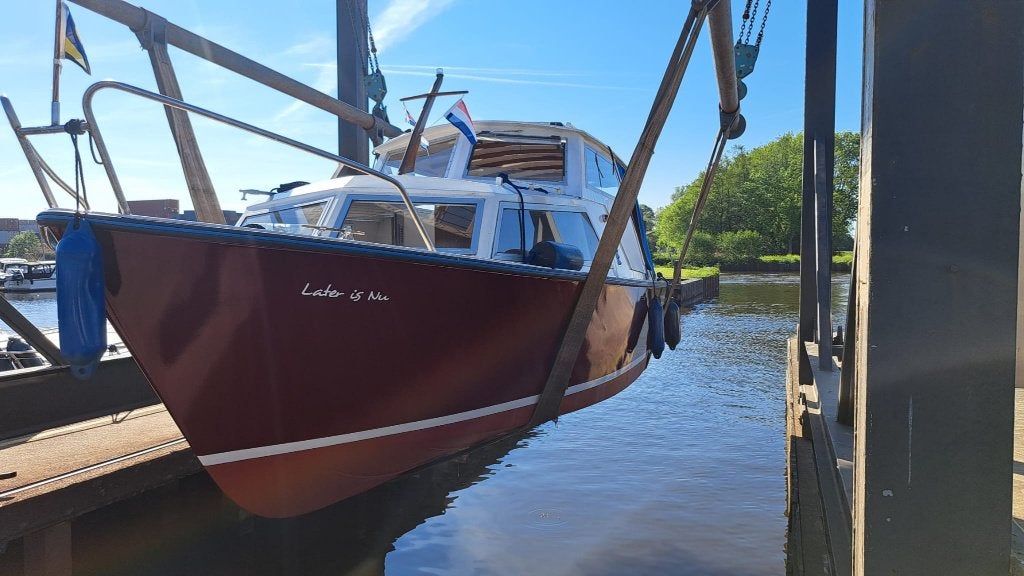 Motorboot weekendkruiser polyester, Watersport en Boten, Ophalen, Gebruikt, Diesel, Polyester