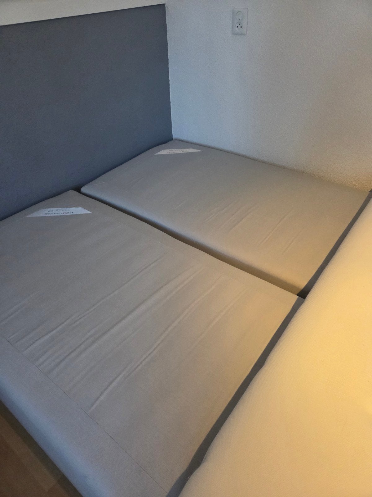 2x IKEA Sultan boxspring 80x200cm met Tustna topper, Ophalen, Gebruikt, Tweepersoons, 200 cm