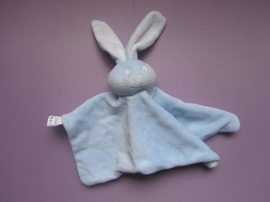 BAMBINO Knuffeldoekje KONIJN. BLAUW **Nieuw**, Overige merken, Blauw, Ophalen of Verzenden, Met label