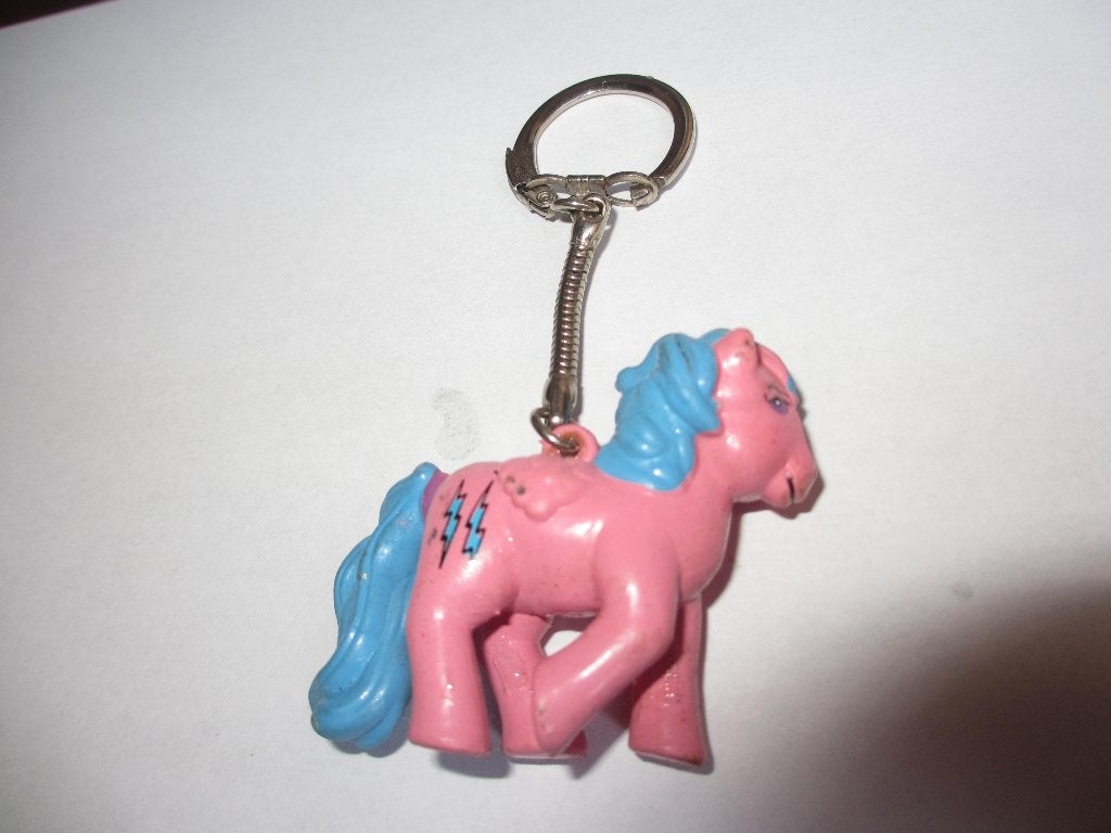 Vintage jaren 80 G1 My little pony sleutelhanger zeldzaam !, Ophalen of Verzenden, Gebruikt
