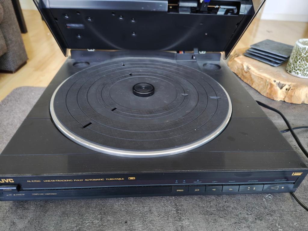 JVC Platenspeler AL-3700 met externe voorversterker, Overige merken, Gebruikt, Automatisch, Ophalen of Verzenden
