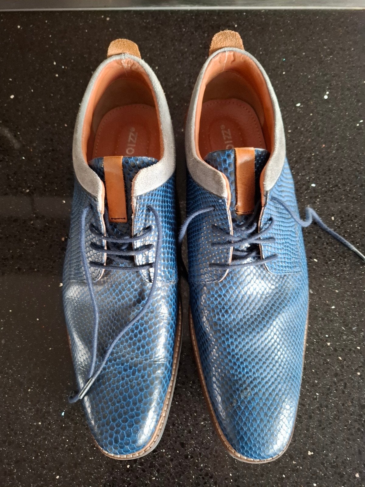 Luxe Choizz veterschoenen maat 48, Blauw, Choizz, Ophalen of Verzenden, Zo goed als nieuw