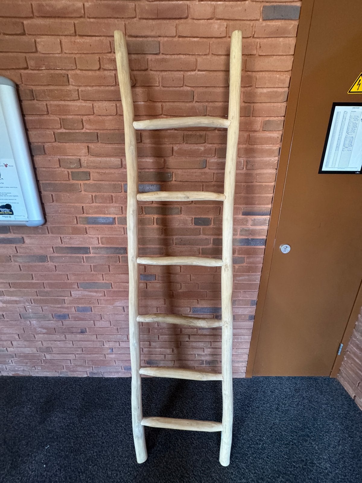 Houten ladder voor stapelbed of decoratie, Ophalen, Zo goed als nieuw, Ladder, Minder dan 2 meter