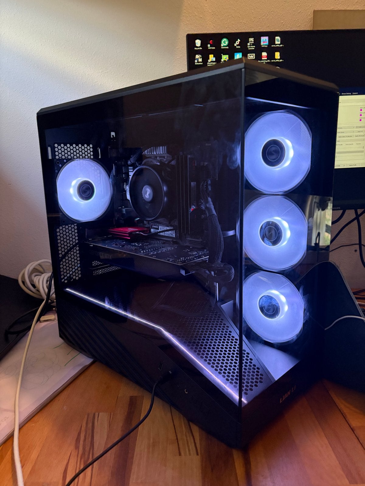 Gaming PC RTX 3070 | 32 gb | RGB, 32 GB, Ophalen of Verzenden, Zo goed als nieuw, Gaming