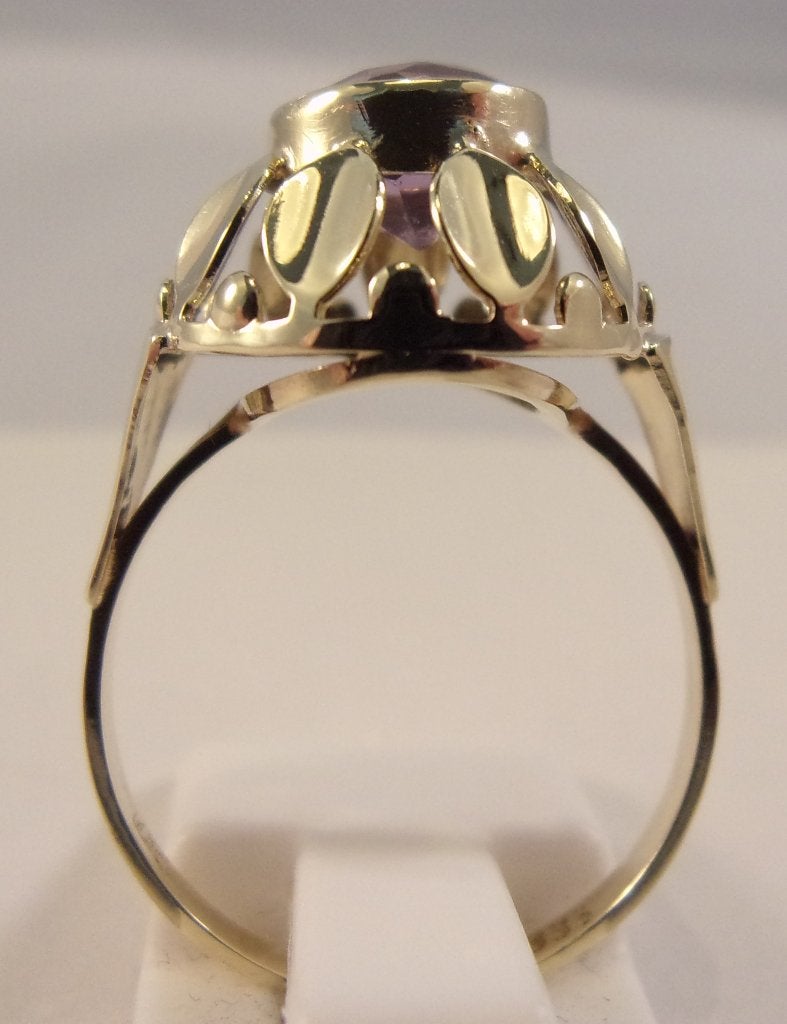 Antieke ring met Amethist, Verzenden, Goud, Ring, Met edelsteen