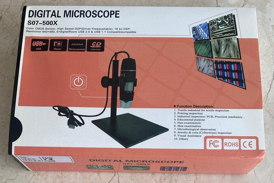 Digital microscope so7 500x, Computers en Software, Overige Computers en Software, Ophalen of Verzenden, Zo goed als nieuw