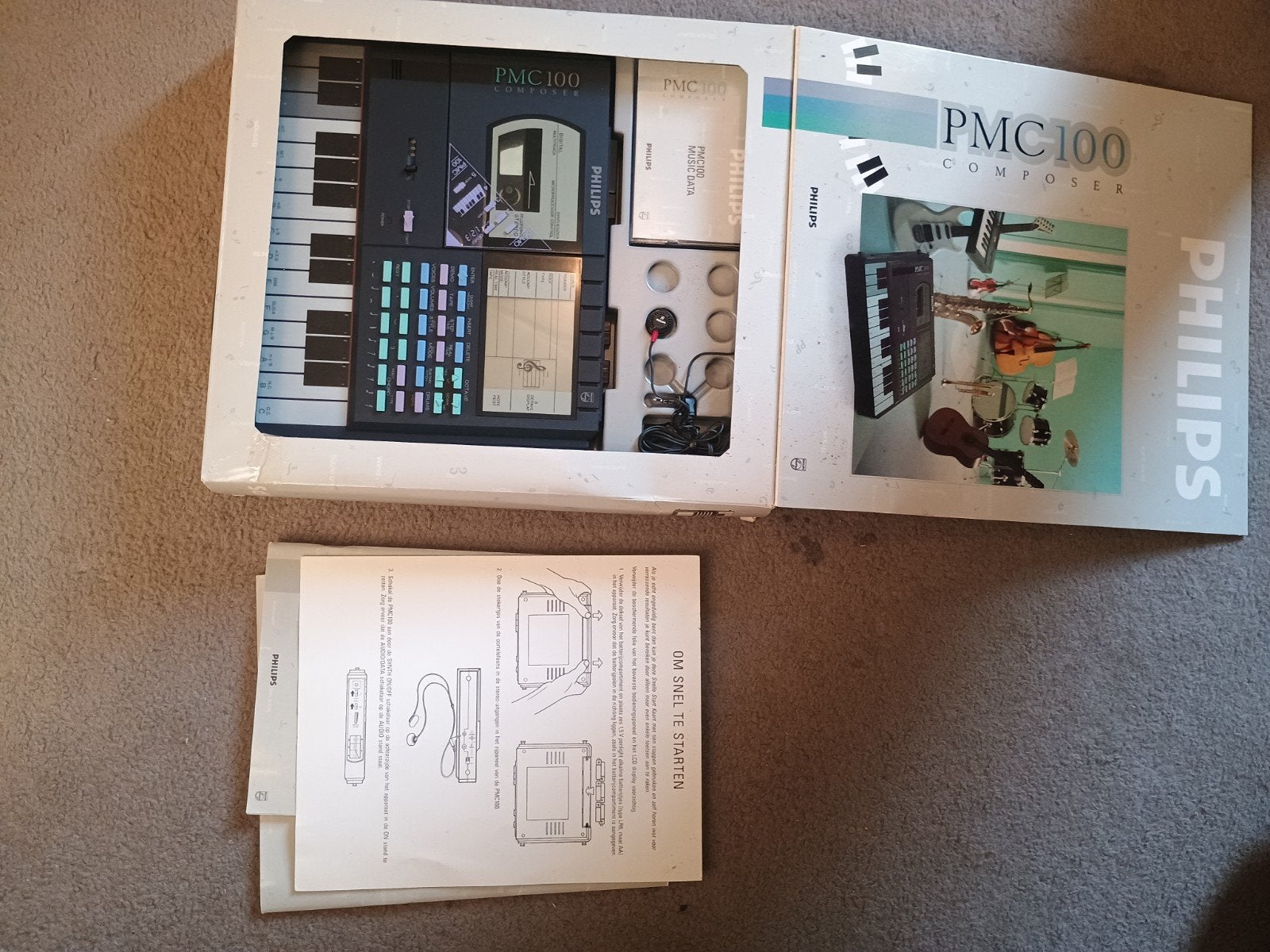 Philips PMC100 Composer synthesizer, Overige merken, Zo goed als nieuw, Met midi-aansluiting, Overige aantallen