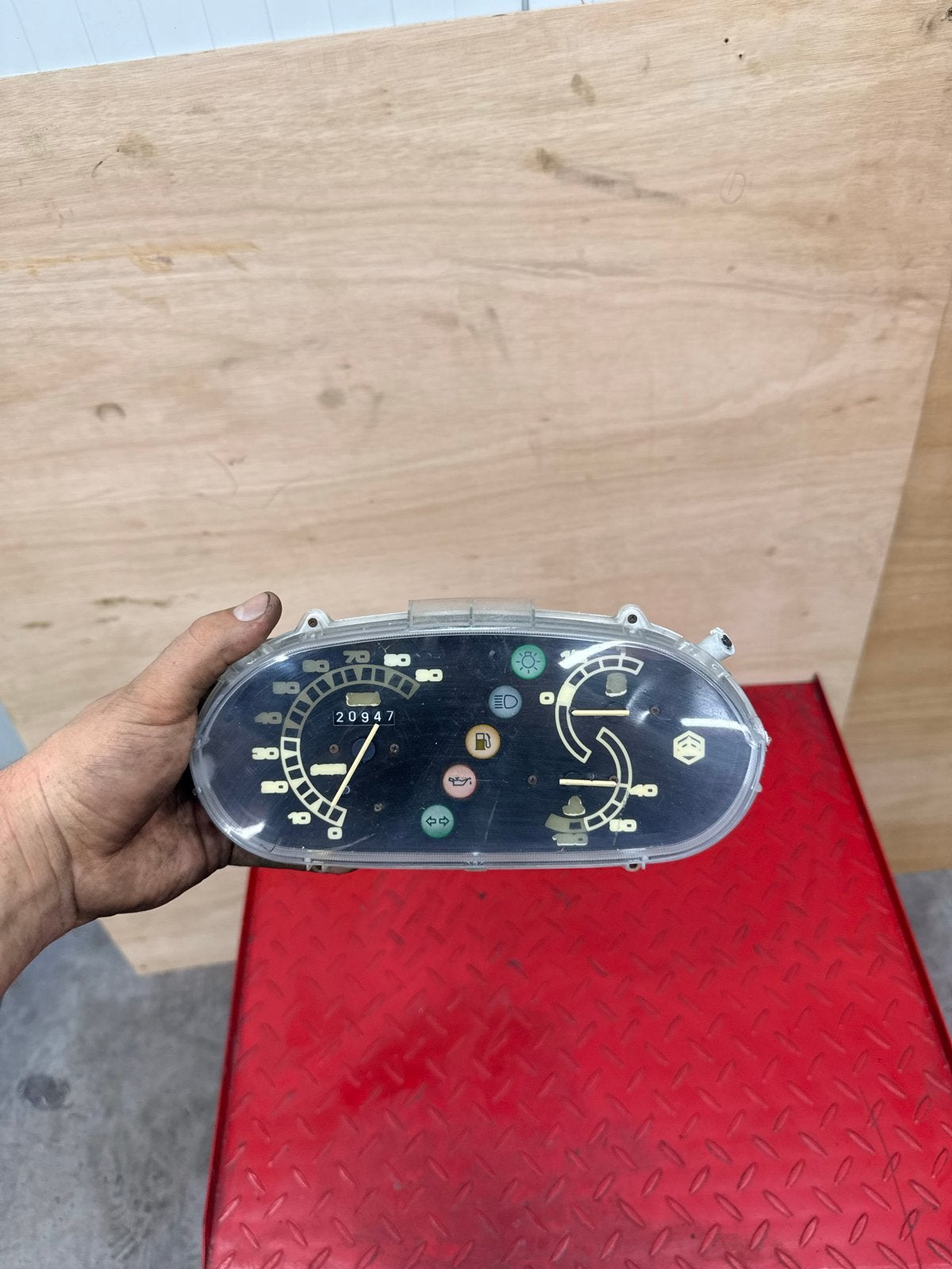 Piaggio Quartz / Skipper Dashboard Kilometerteller, Ophalen of Verzenden, Gebruikt, Overige typen, Piaggio