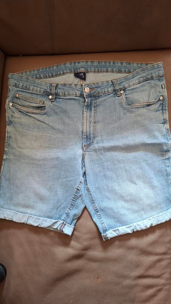 John Cabot korte spijkerbroek maat xl., W36 - W38 (confectie 52/54), Blauw, Jonh Cabot., Ophalen of Verzenden