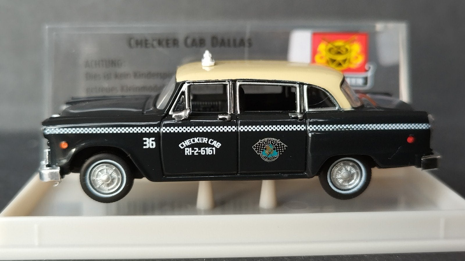 Checker Cab Taxi Dallas 1:87 H0 Brekina Pol, Auto, Verzenden, Nieuw, M
