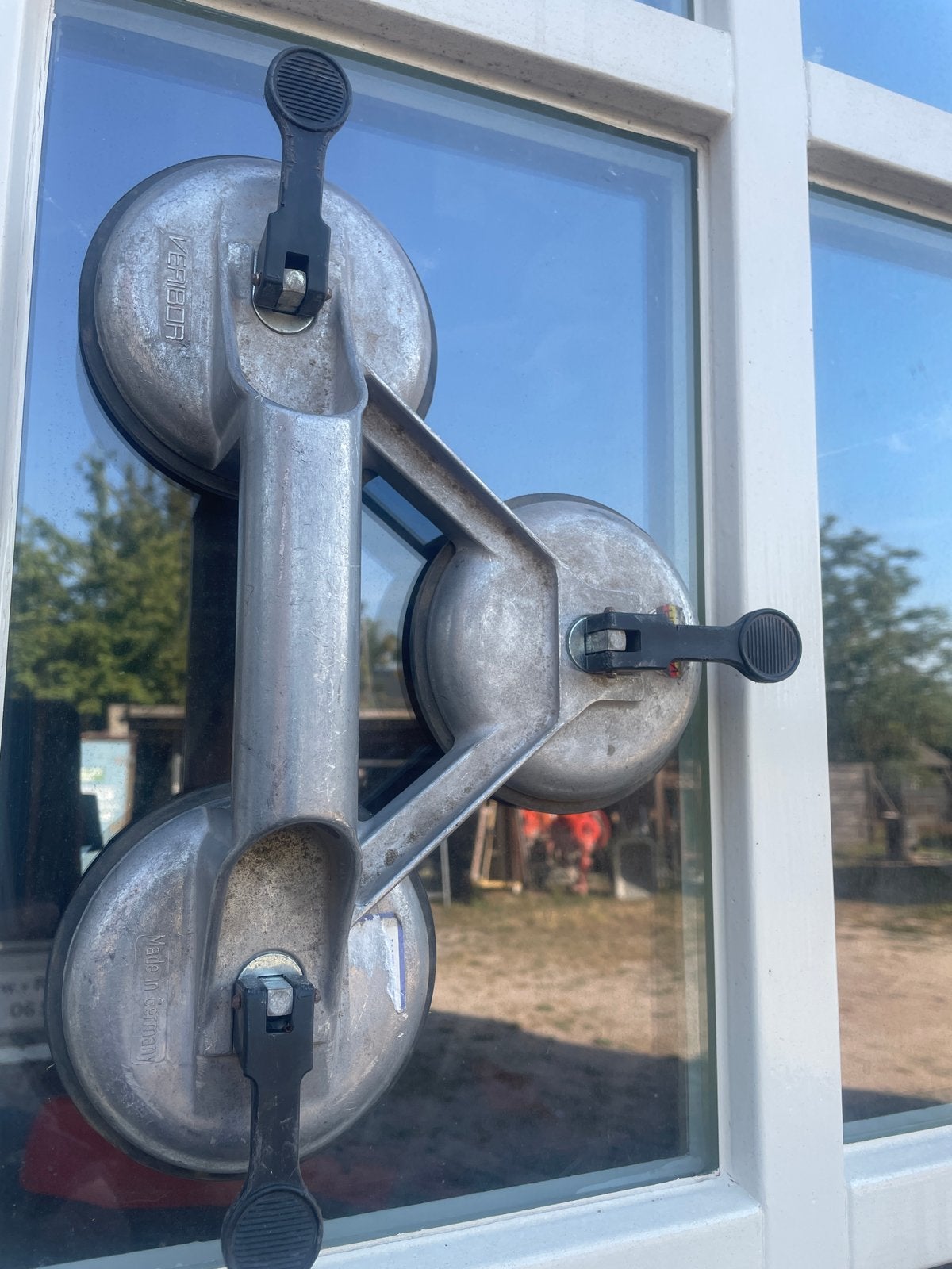 Veribor zuignap voor glas en ramen, Doe-het-zelf en Verbouw, Glas en Ramen, Ophalen, Gebruikt, Minder dan 80 cm, Overige typen