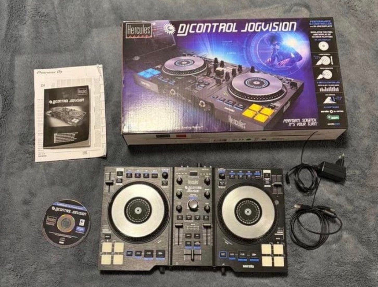 Hercules DJ control Jogvision draaitafel, Muziek en Instrumenten, Dj-sets en Draaitafels, Ophalen of Verzenden, Zo goed als nieuw
