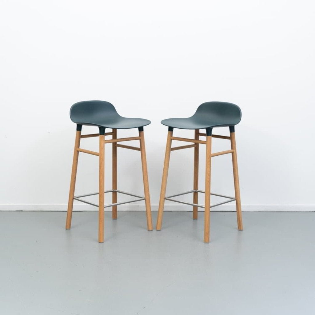 Normann Copenhagen Form Kruk Groen Kunststof - Hout, Niet ingevuld, Zo goed als nieuw, Niet ingevuld, Niet ingevuld