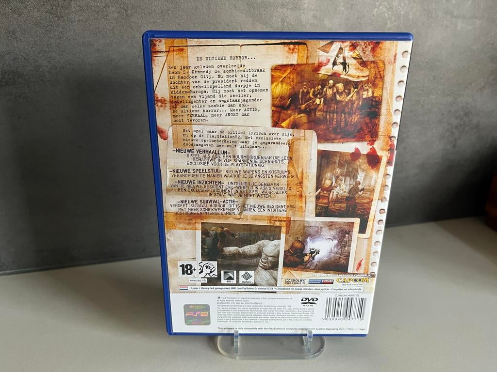Resident Evil 4 PlayStation 2, Spelcomputers en Games, Games | Sony PlayStation 2, Avontuur en Actie, Gebruikt, Vanaf 18 jaar