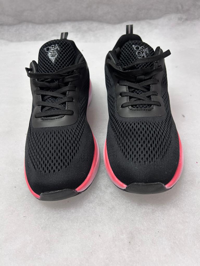 SNEAKERS ZWART/ROZE maat 40, Ophalen of Verzenden, Gedragen, Zwart, Sneakers of Gympen
