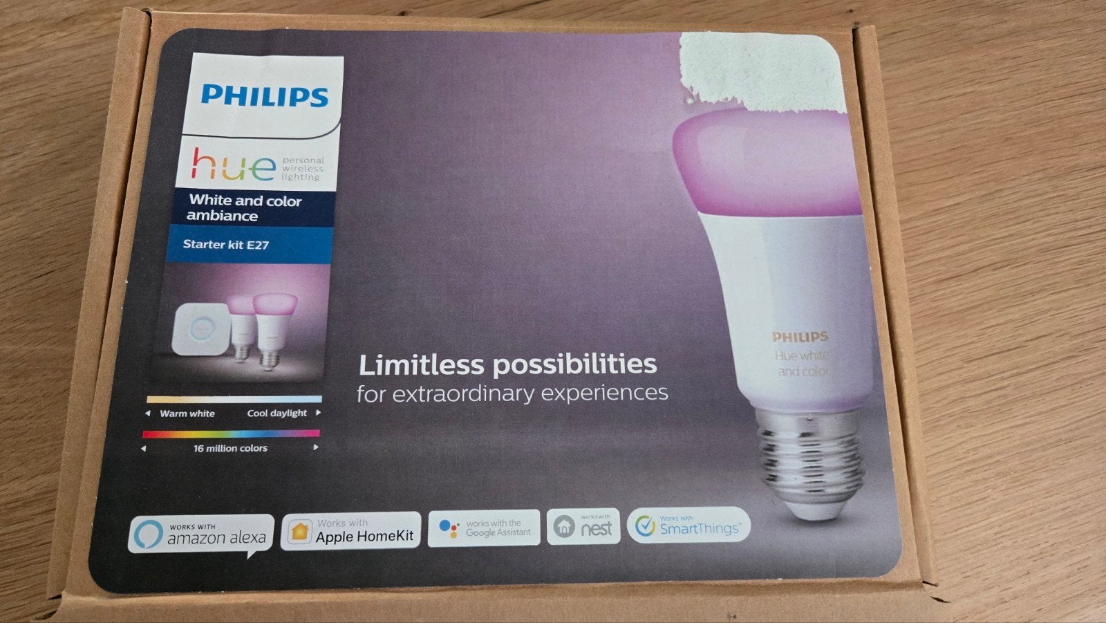 Philips Hue White and Color Ambiance Starter Kit E27, Ophalen of Verzenden, Nieuw