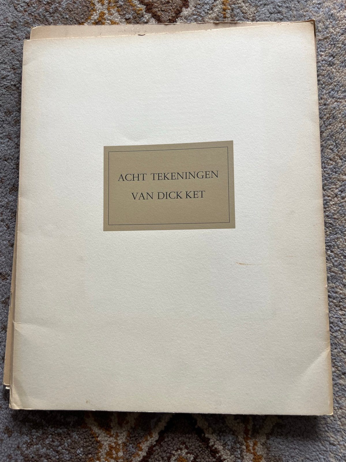 Acht Tekeningen van Dick Ket - Zeldzame Uitgave 1964, Ophalen