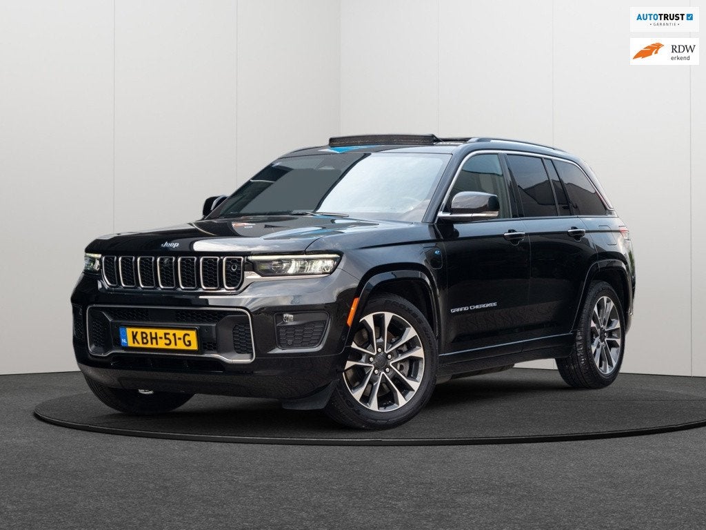 Jeep GRAND CHEROKEE 2.0 Overland 4xe|PANO|BTW, Auto's, Jeep, Automaat, Dealer onderhouden, 4 cilinders, 38 km/l