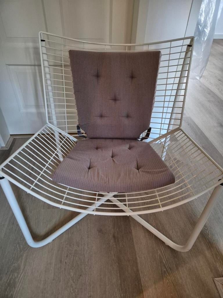 KEA - Niels Gammelgaard - Fauteuils- Järpen - Metaal - Järpe, Huis en Inrichting, Stoelen, Ophalen, Twee, Wit, Zo goed als nieuw