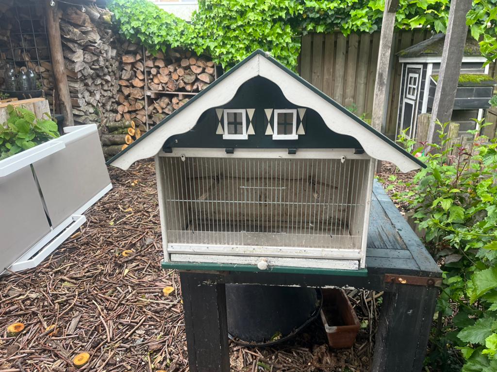 Vogelkooi, Dieren en Toebehoren, Ophalen of Verzenden, Zo goed als nieuw, Metaal, Vogelkooi