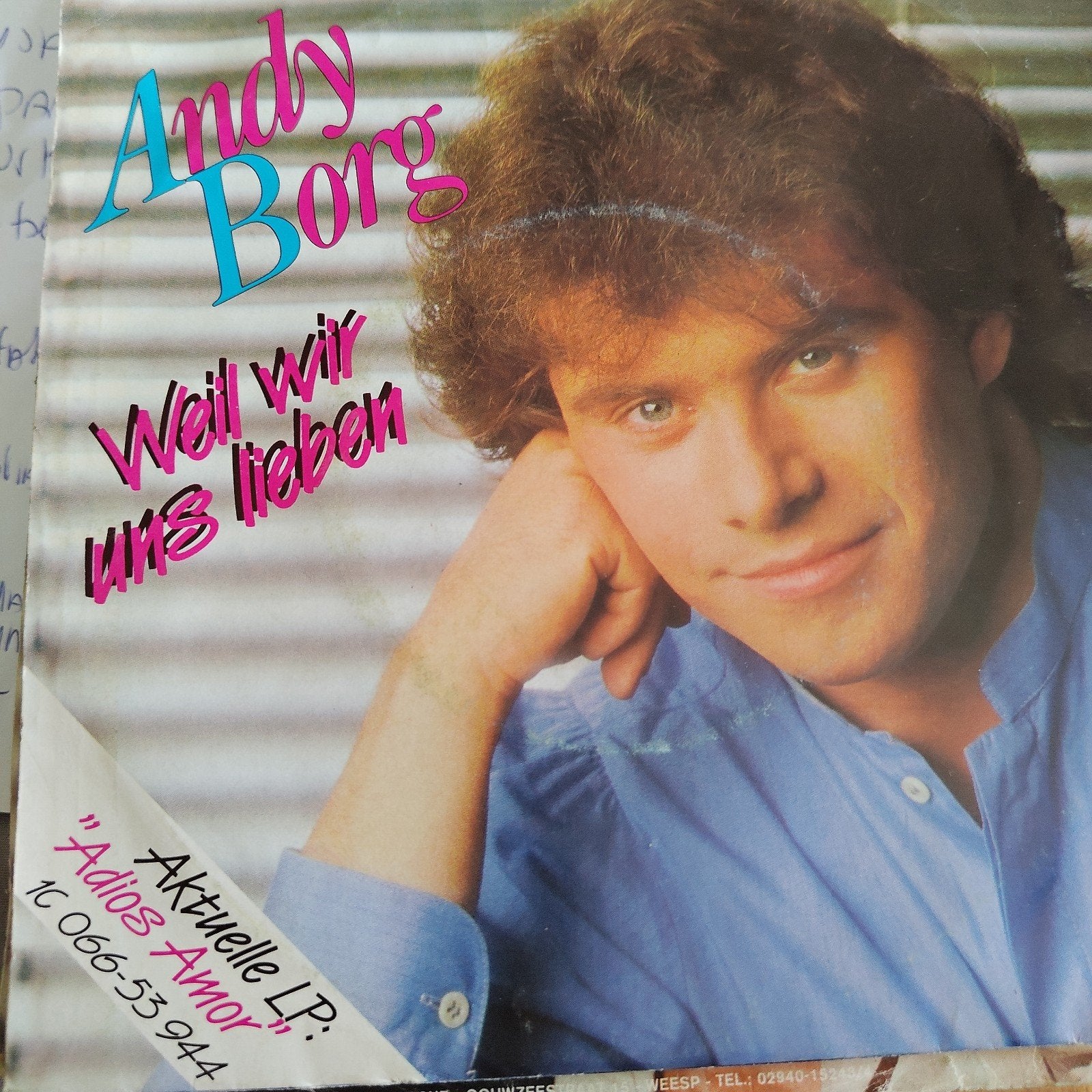 Andy Borg - Weil wir uns lieben (Single), Ophalen of Verzenden, Gebruikt, 7 inch, Schlager