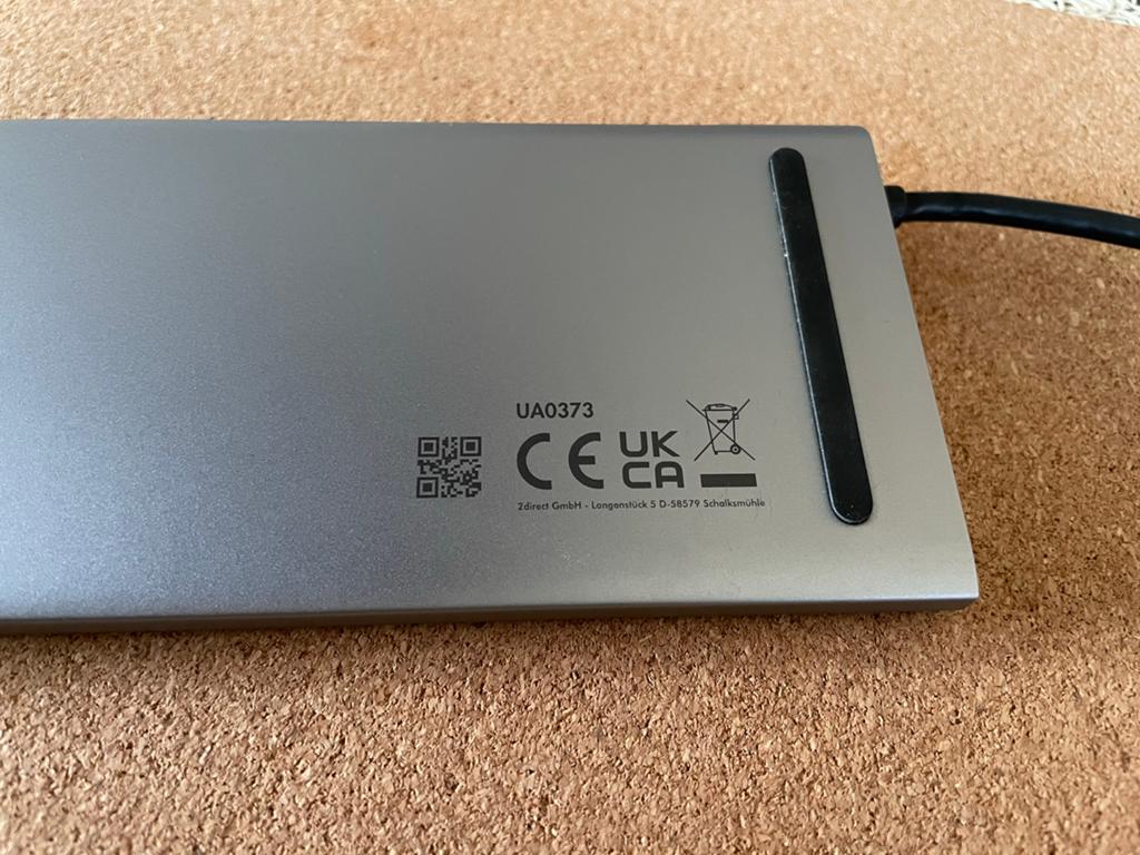 LogiLink USB-C Docking Station - UA0373, Ophalen of Verzenden, Zo goed als nieuw, Docking station, Laptop