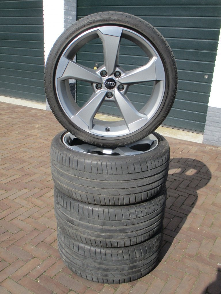 Orig Audi A4 19 inch velgen 8W B9 S line Sport NIEUWST Rotor, 19 inch, Banden en Velgen, Ophalen of Verzenden, Personenwagen