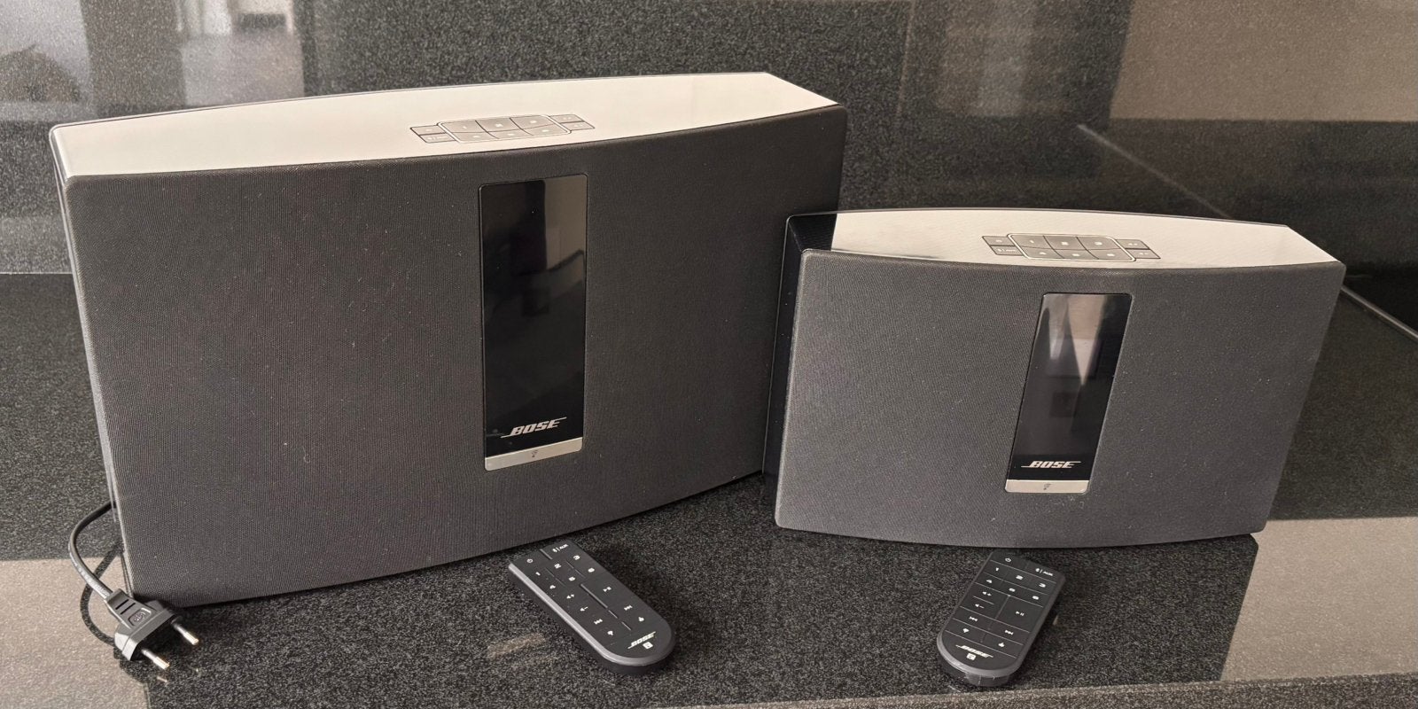 Bose Soundtouch 20 + 30 Wi-Fi, Ophalen, Inclusief kabels, Zo goed als nieuw, Bose