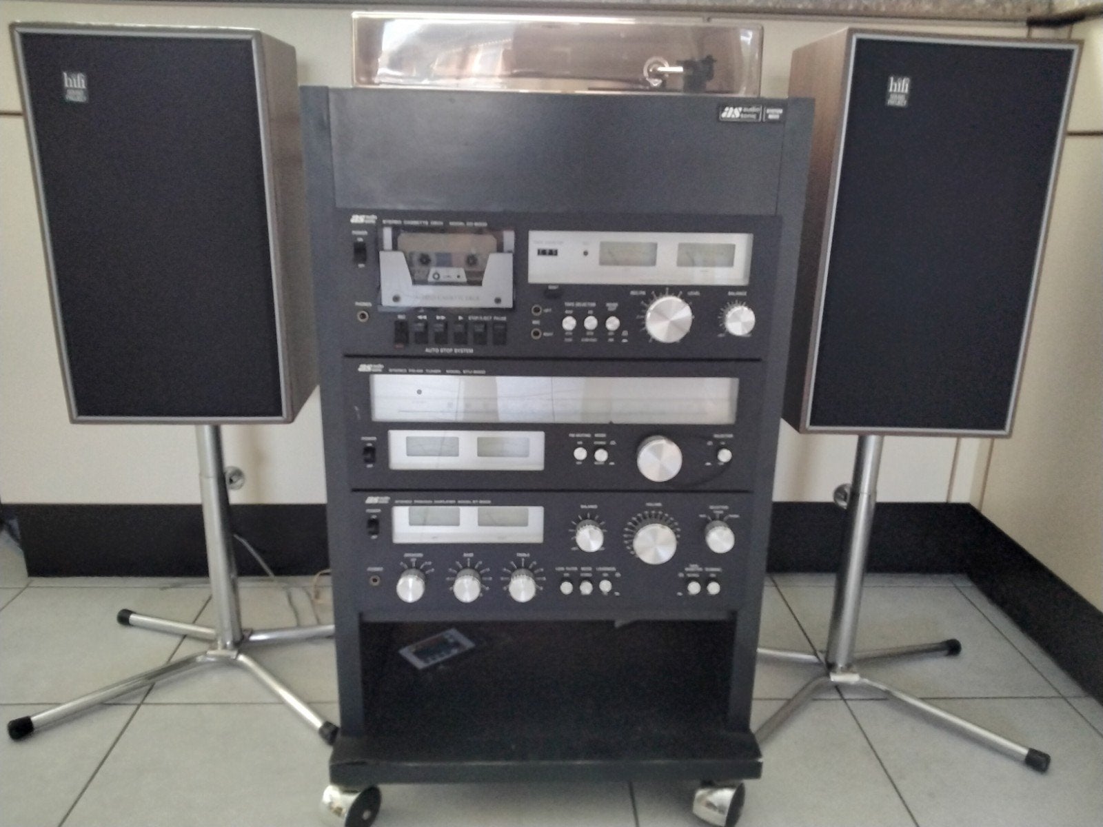 Audio Sonic System 8000 (GOED LEZEN) met Pickup, Gebruikt, Losse componenten, Ophalen, Cassettedeck