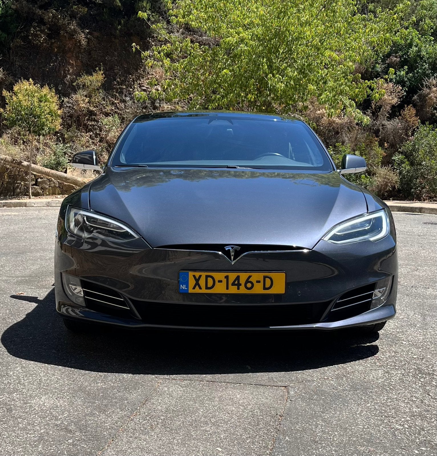Tesla Model S AWD 11/2018 Grijs, Auto's, Tesla, Particulier, Model S, Elektrisch, Hatchback, Automaat, Origineel Nederlands, Zilver of Grijs