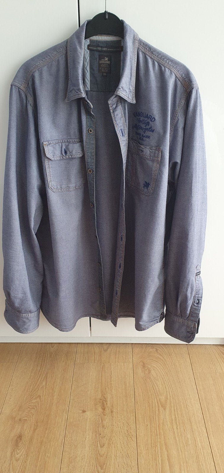 Vanguard jeans shirt xxl, Ophalen of Verzenden, Zo goed als nieuw, Overige halswijdtes