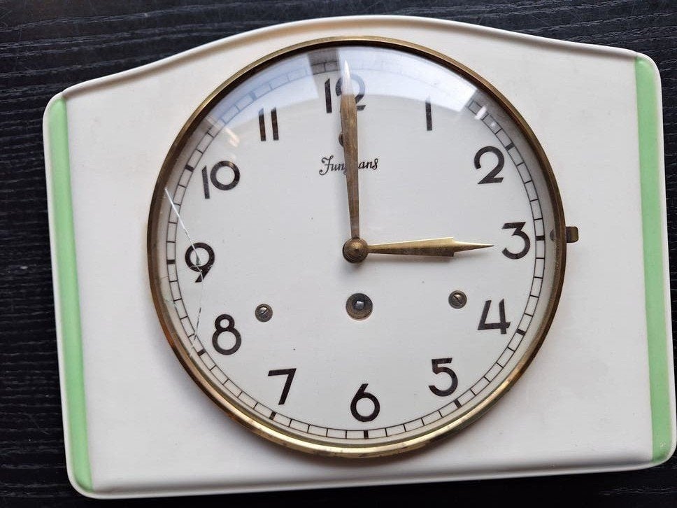 Mooie Junghans klok, Antiek en Kunst, Antiek | Klokken, Ophalen of Verzenden