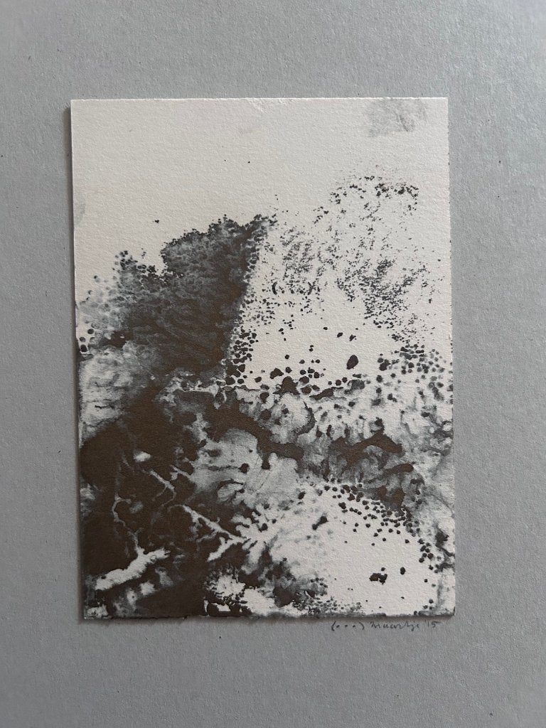 Maartje van den Noort - Abstract werk, Abstract, Papier/karton, Ophalen of Verzenden, Achter glas