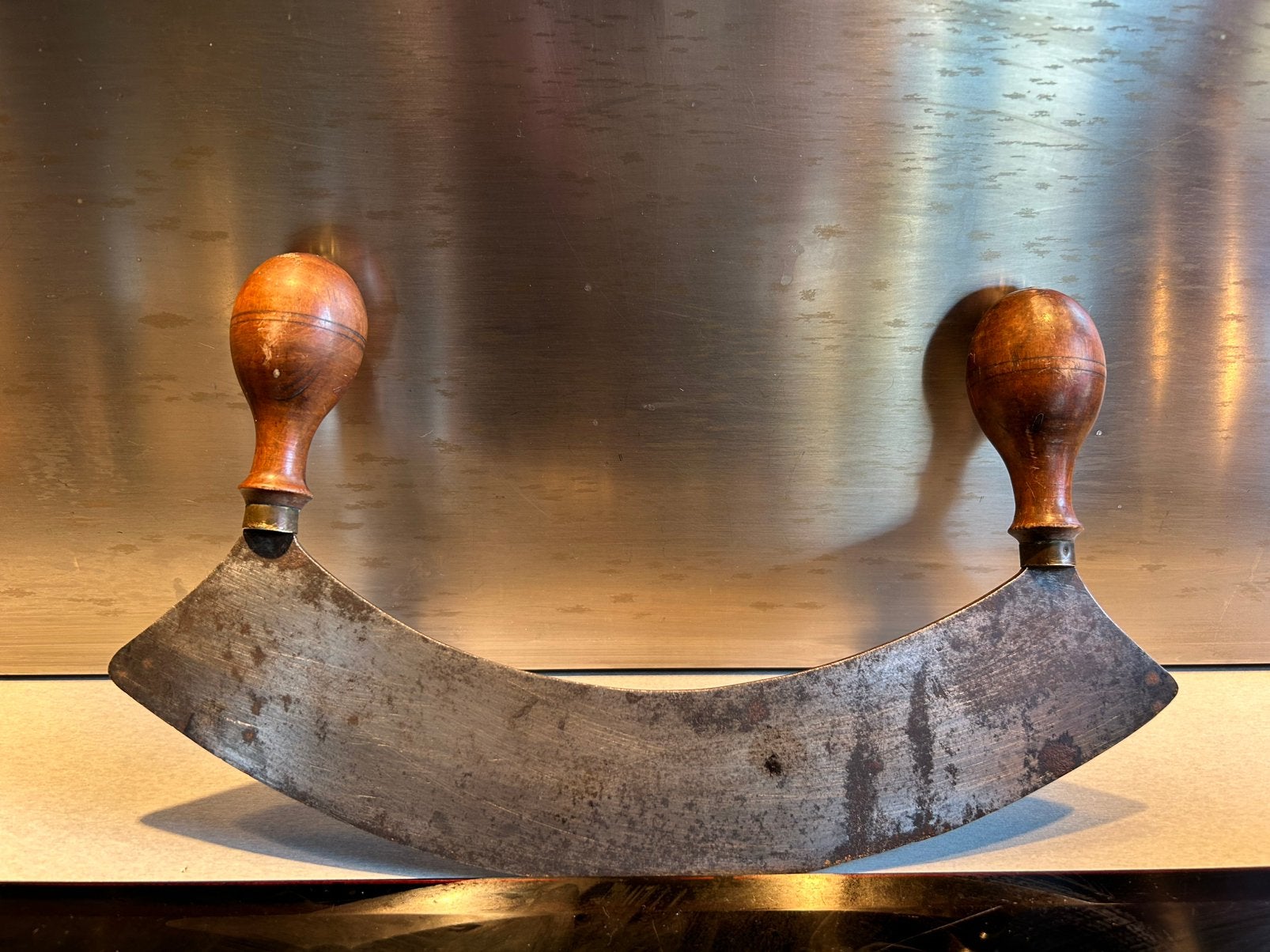Antiek hakmes voor noten kruiden kaas, Antiek en Kunst, Ophalen of Verzenden
