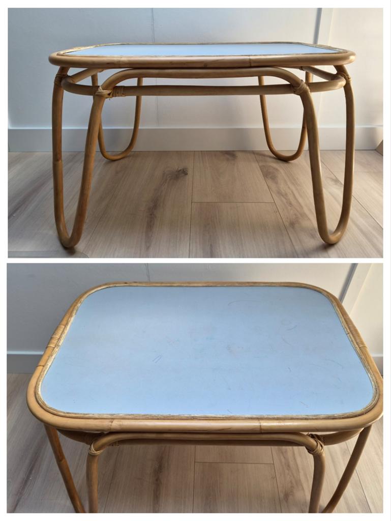 Oyoy tafel voor kinderen - gebruikt, maar nog goed, Huis en Inrichting, Ophalen, Minder dan 50 cm, Gebruikt, 50 tot 100 cm