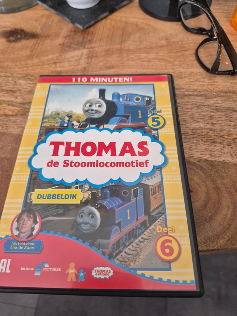 Thomas de Stoomlocomotief DVD - Deel 5 & 6 Dubbeldik, Gebruikt, Alle leeftijden, Overige genres, Ophalen of Verzenden