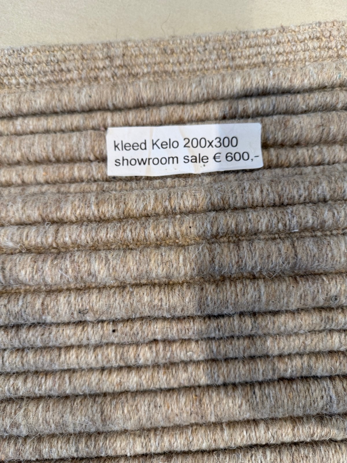 Bolia Kelo kleed - showroom sale 200x300 cm, Ophalen, Gebruikt, Bolia stijl - japandi - rust, Denemarken