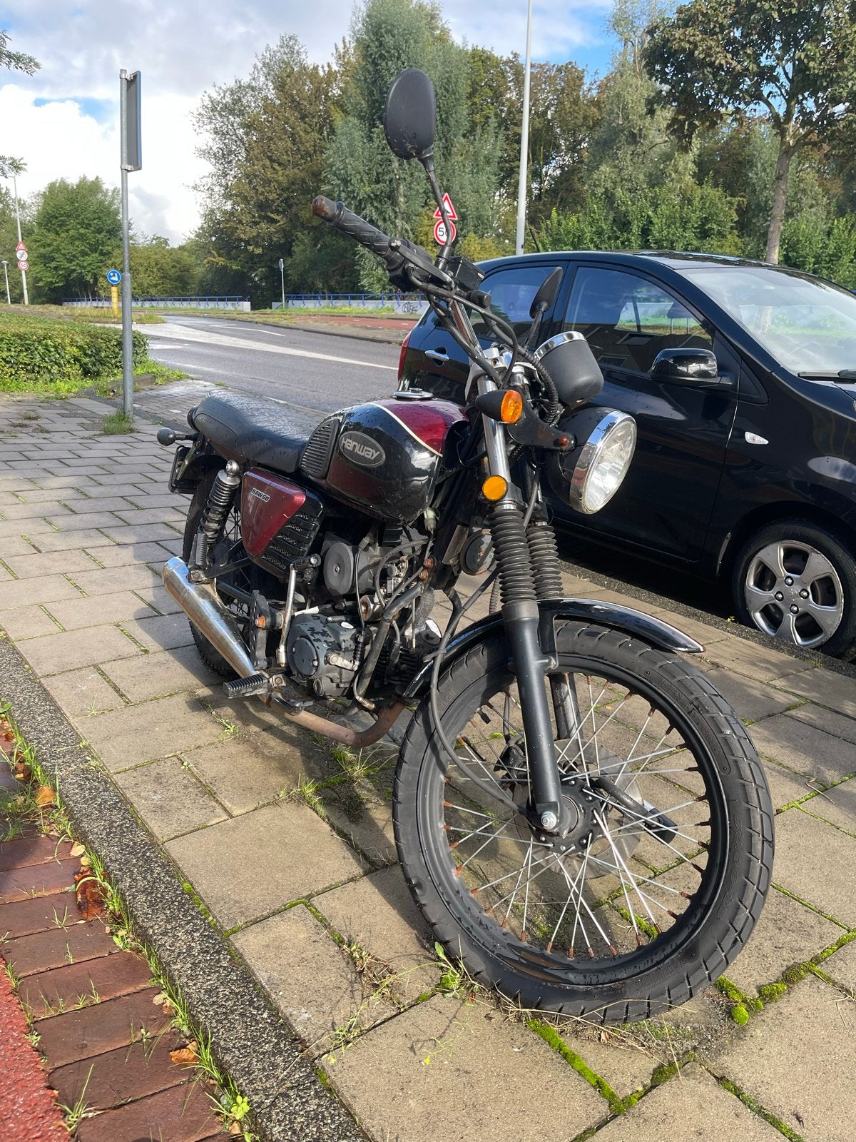 Hanway Scrambler 50cc - lang stilgestaan, Ophalen, Gebruikt, Maximaal 45 km/u